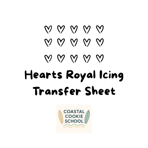 ❤️ Heart Royal Icing Transfer Sheet