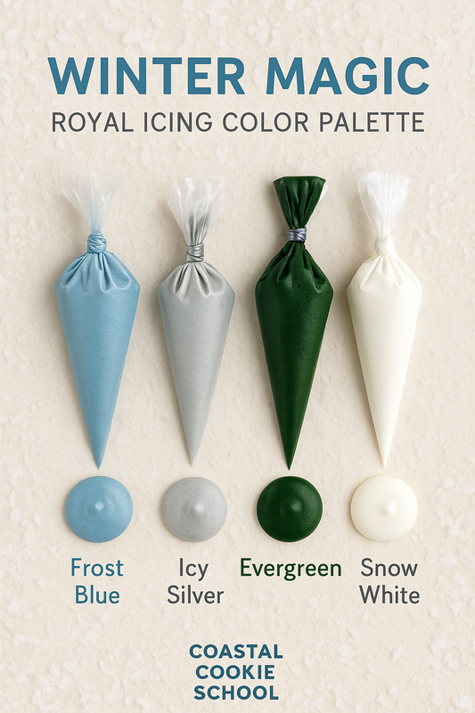 Winter Magic: A Royal Icing Color Palette for the Coziest Season