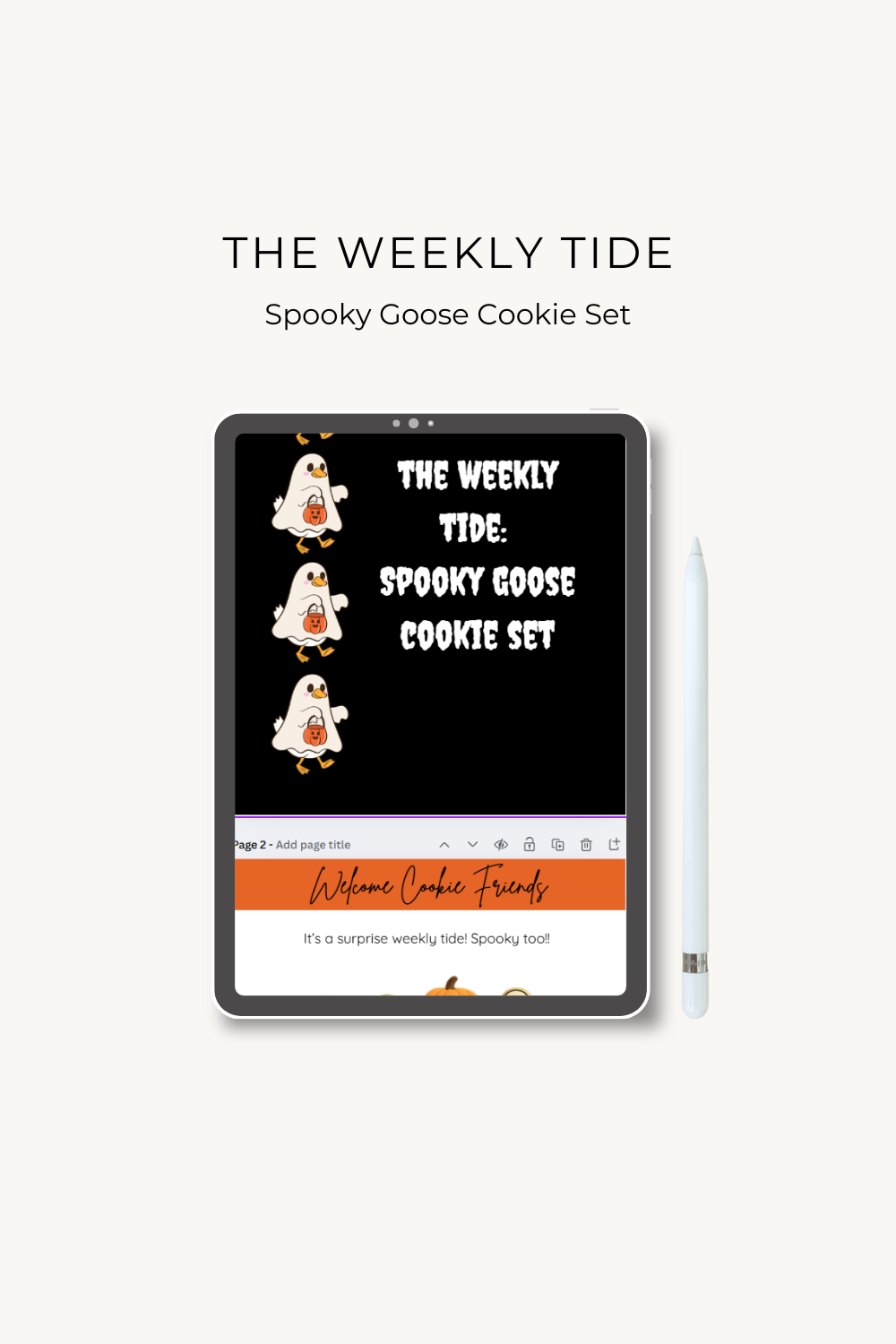 Weekly Tide – Spooky Goose Set