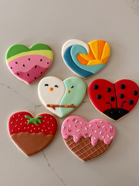 From the Heart – A Cookie Class (Beginner to Advanced Beginner)