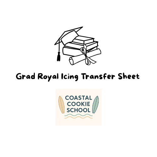 🎓 Graduation Royal Icing Transfer Sheet