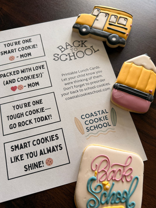 🍪 Free Back-to-School Lunchbox Notes – Cookie Edition (Printable)