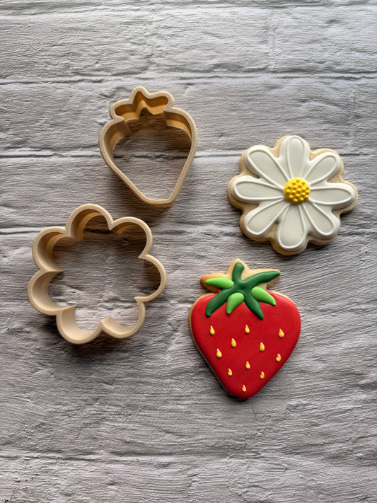 Coastal Strawberry Patch Cookie Cutter Set