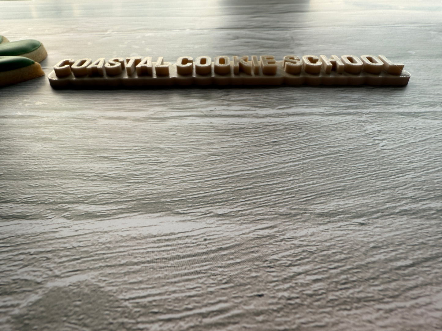 Custom 3D-Printed Name Plate for Bakers & Creators