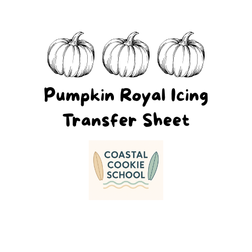 🎃Pumpkin Royal Icing Transfer Sheet
