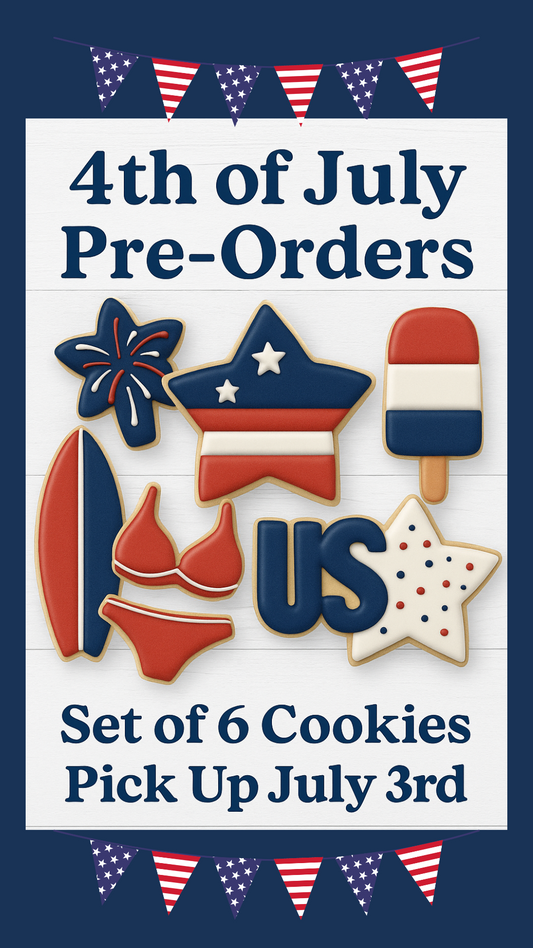 🎆 4th of July Cookie Set – Limited Pre-Order 🎇