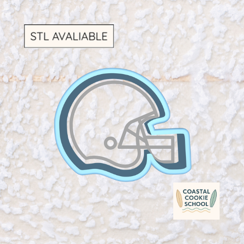 Football Helmet Cookie Cutter